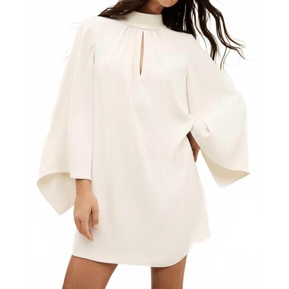 NEW BA&SH women's tori dress in ecru